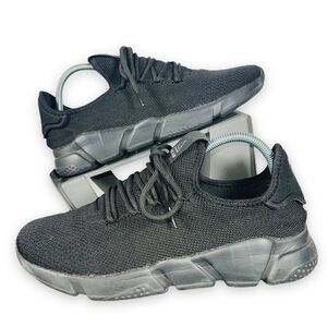 VamJam Casual Athletic Mesh Sneakers Black Men's 9